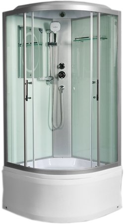 Душевая кабина WeltWasser WW500 Halle 802 80x80 10000003241 профиль Хром стекло прозрачное 