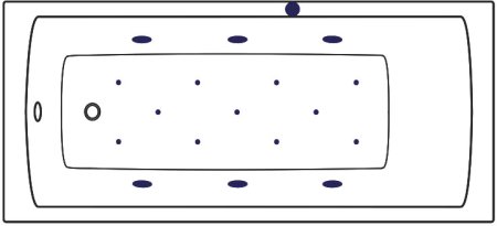 Акриловая ванна Excellent Aquaria WAEX.AQU14.RELAX 140x70 