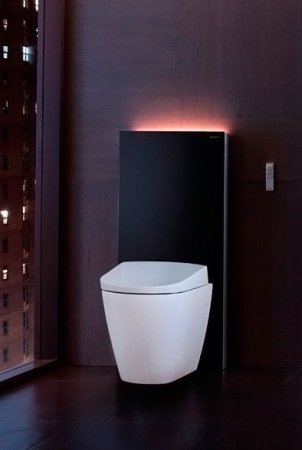 Сантехнический модуль для подвесных и напольных унитазов Geberit Monolith Plus 131.221.SJ.1 с подсве 