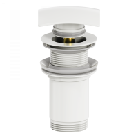 Донный клапан для раковины WONZON & WOGHAND, Белый матовый (WW-SS08-MW)