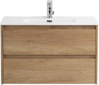 Тумба с раковиной BelBagno KRAFT 39-800/390-2C-SO-RNN Rovere Nebrasca Nature