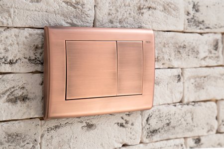 Кнопка смыва TECE Planus 9240365 состаренная медь 