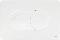 Кнопка смыва OLI Salina 640081 белая