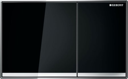 Кнопка смыва Geberit Sigma 60 115.640.SJ.1 черное стекло 
