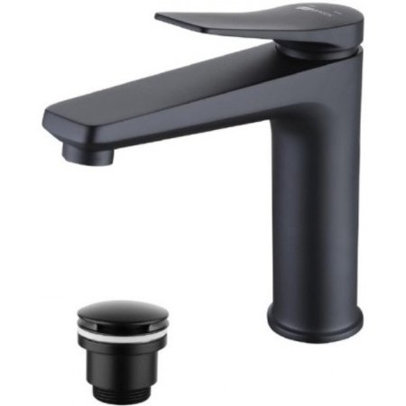 Смеситель для раковины Lemark Bronx LM3737BL, черный 
