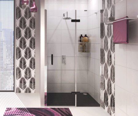 Душевой уголок WasserKRAFT Aller Black 10H07RB 120x90 см 