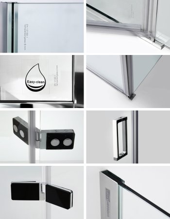 Душевой уголок WasserKRAFT Aller Black 10H07RB 120x90 см 