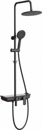 Душевая стойка Lemark Tropic LM7012BL черная 