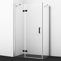 Душевой уголок WasserKRAFT Aller 10H07LB black matt, 120x90 см