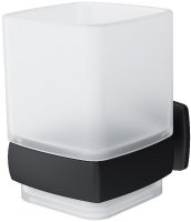 Стакан для зубных щеток AM.PM Gem A9034322 Черный Белый