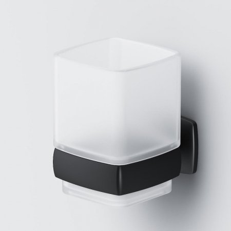 Стакан для зубных щеток AM.PM Gem A9034322 Черный Белый 