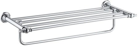 Полка для полотенец Rose RG1108, хром 