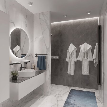 Смеситель Axor Citterio E 36103340 для раковины, шлифованный черный 