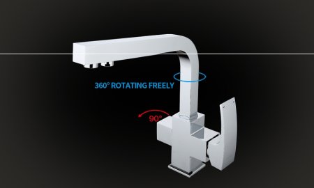 Смеситель для кухни Gappo G07 G4307 Хром 