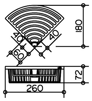 Полка Keuco Universal 24944 7,2 см 