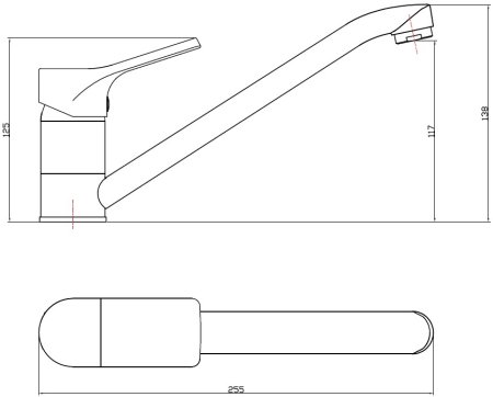 Смеситель для кухонной мойки ESKO EIGER (EG 05) 