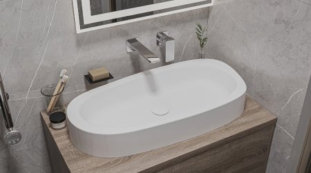 Раковина-чаша Whitecross Moonstone E 70 0731.070035.200 Белая матовая 