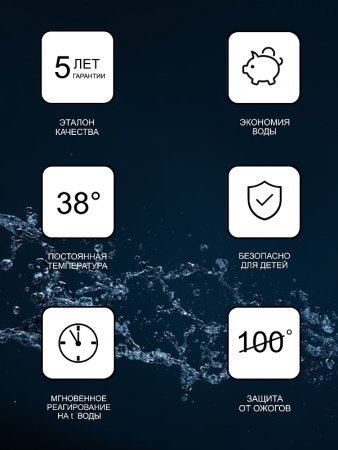 Душевая система Ravak Termo TE 092.00/150 X070098 с термостатом Хром Белый 