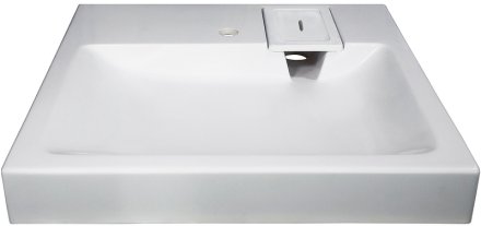 Раковина Marmo Bagno Дельта 60 MB-DL60-60 на стиральную машину Белая 