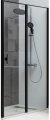 Душевая дверь Allen Brau Priority 100 3.31006.BBA профиль Черный брашированный стекло прозрачное 
