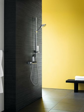 Смеситель для душа Hansgrohe Ecostat Select 13161400 с термостатом Хром Белый 