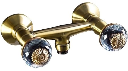 Смеситель для душа Boheme Flora 314-FL Бронза 