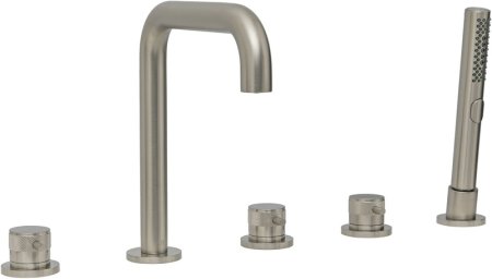 Смеситель на борт ванны Allen Brau Priority 5.31007-BN Брашированный никель 