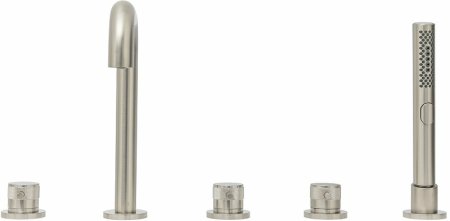 Смеситель на борт ванны Allen Brau Priority 5.31007-BN Брашированный никель 