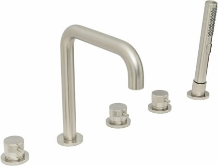 Смеситель на борт ванны Allen Brau Priority 5.31007-BN Брашированный никель 