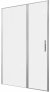 Душевая дверь Allen Brau Priority 140 3.31035.BA профиль Серебро браш стекло прозрачное 
