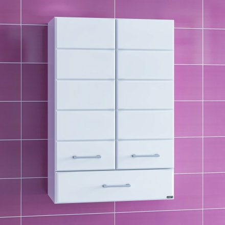 Шкаф для ванной комнаты навесной СаНта Омега 60/90 с 1 ящиком 