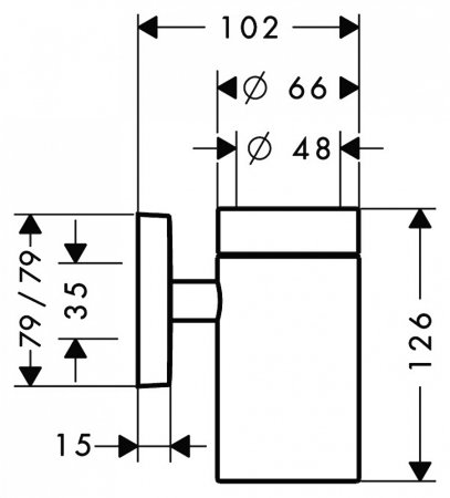 Стакан Hansgrohe PuraVida 