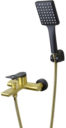 Смеситель для ванны Bronze de Luxe Element EL03GB Золото Черный матовый 