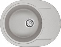 Мойка кухонная Paulmark Oval PM316502-GR серый