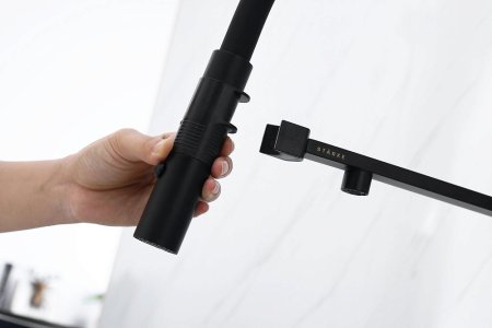 Смеситель Paulmark Magneto Ma213118-401 для кухонной мойки, PVD антрацит 