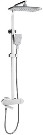 Душевая система Gappo G83 G2483-8 Белая Хром 