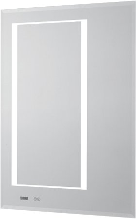 Зеркало Aquaton Сакура 80 1A236502SKW80 с подсветкой с сенсорным выключателем с антизапотеванием и часами 