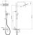 Душевая система Bond B02-9400 Хром 