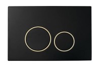 Кнопка смыва Boheme 663 черный / золото