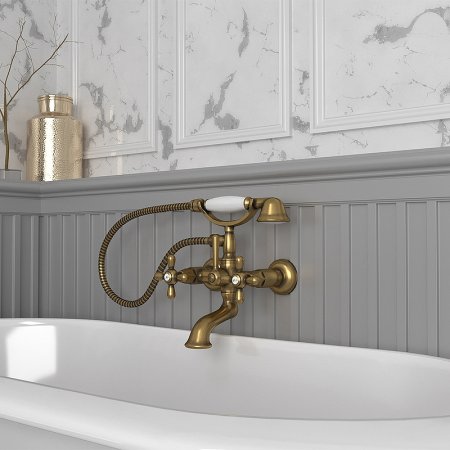 Смеситель для ванны Paini Liberty 17F3105KM Старая бронза 