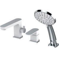 Смеситель на борт ванны ViEiR V283532-F Белый