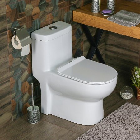 Унитаз моноблок Melana MLN-2013 с сиденьем Микролифт 