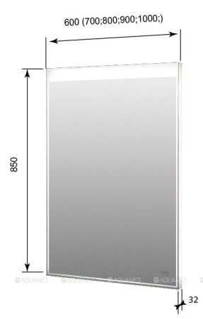 Зеркало Aquanet Палермо NEW 8085 LED 