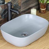 Раковина-чаша Melana 46 MLN-320328MG Серая матовая