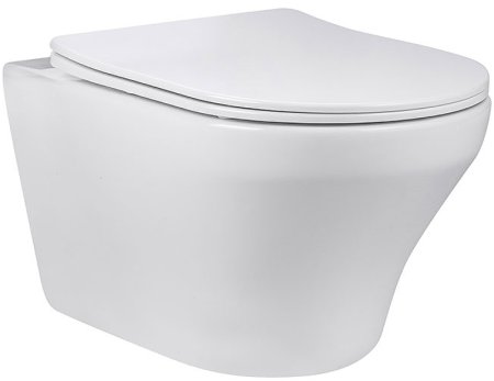 Унитаз Vincea Edge-M Rimless VT1-37 подвесной с сиденьем Микролифт 
