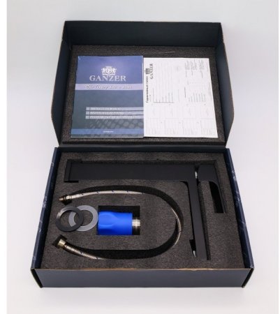 Cмеситель для раковины GANZER GZ28012C BLACK 