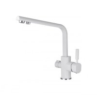 Смеситель для кухни Kaiser Decor 40144-10 Белый глянцевый Смеситель для кухни Kaiser Decor 40144-10 Белый глянцевый