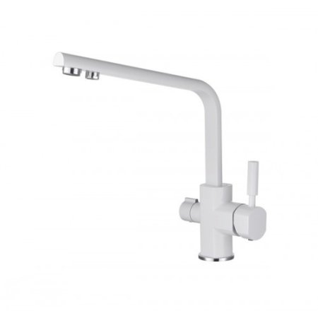 Смеситель для кухни Kaiser Decor 40144-10 Белый глянцевый 