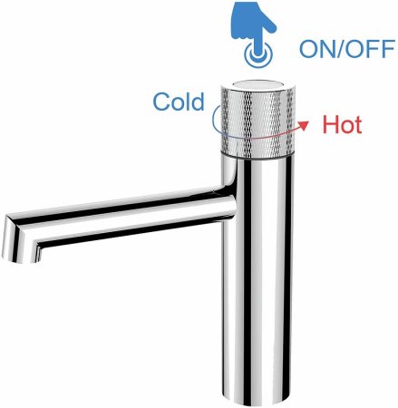 Смеситель для раковины Vincea Desire VBF-1D3CH Хром 