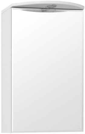 Зеркальный шкаф Style Line Эко стандарт Альтаир 40 С с подсветкой Белый 